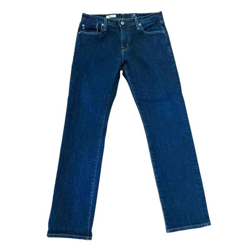 AG the Graduate tailored leg dark wash jeans size 32x32
